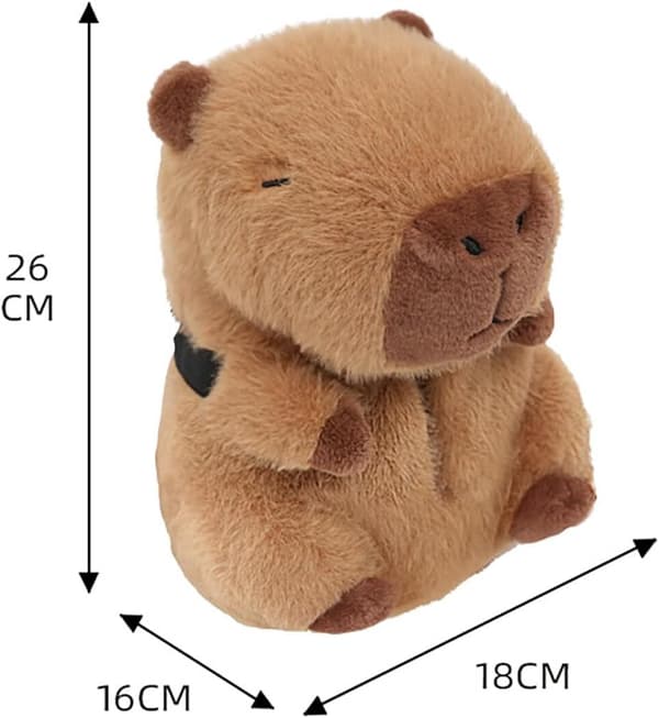 Plysch Capybara Bilvävnadslåda