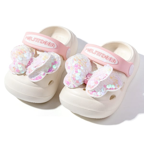 Barne tøfler hagesko, sommer sandaler pink 130