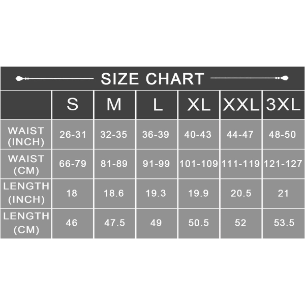 Män Shapewear Shorts med Hög Midja, Tummy Control Underkläder, Slankare Form black M