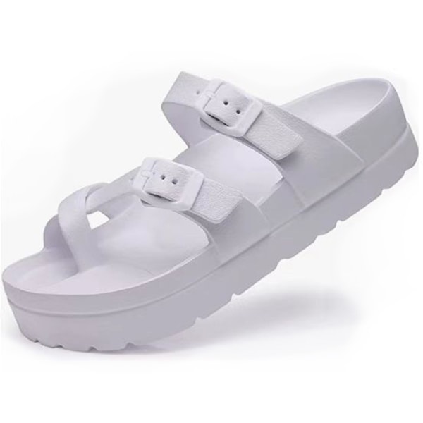 Naisten Platforma Sandaalit Mukavat white 39