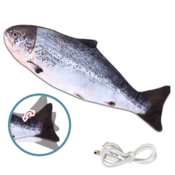 Kissan ja Koiran Leikkikalakalat USB-Lataus Sähköinen Liikkuva Simuloitu Kala fish2