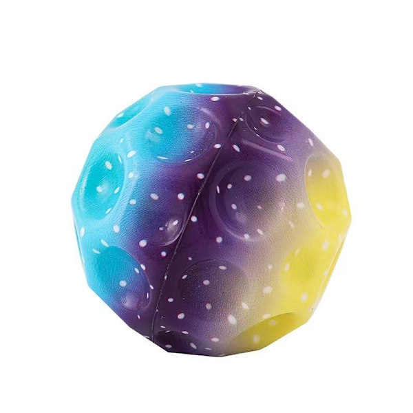 3 st flerfärgade rymdhoppbollar, minijumpbollar Combination 2