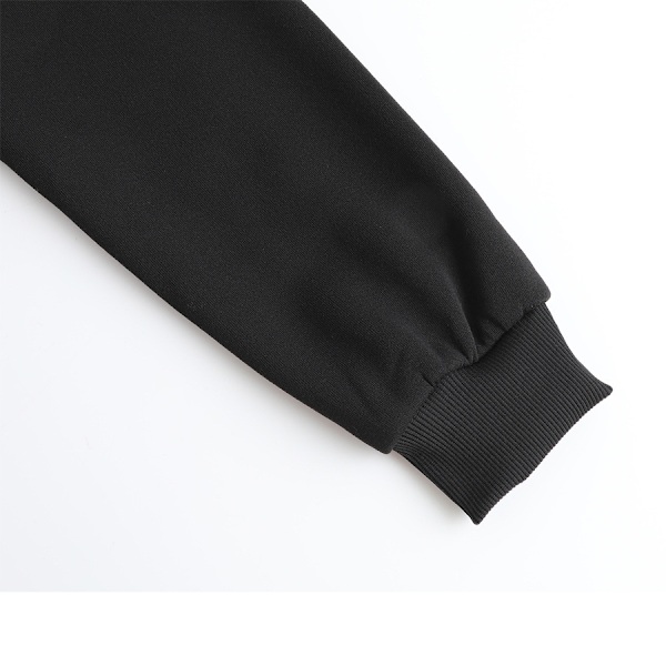 Uppvärmd Hoodie för Unisex, Uppvärmd Tröja för Män och Kvinnor black XL