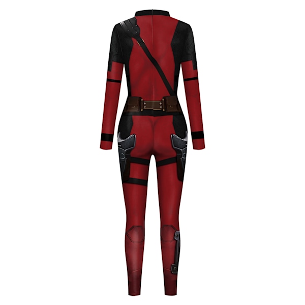 Voksen Deluxe Deadpool Halloween Kostume, Superhelt Halloween Kostume til Mænd red XXL