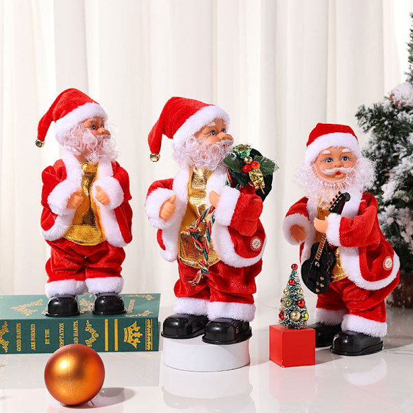 Twerking Tomte, Dansande Elektrisk Julplyschdocka Standing style
