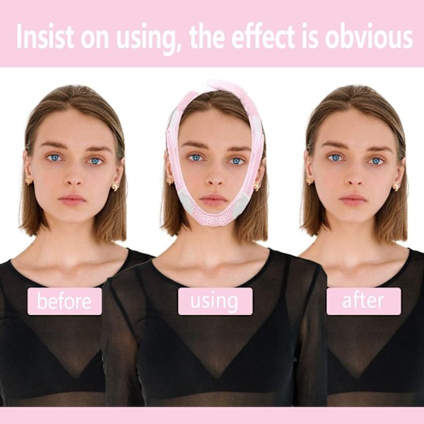 Ansiktsstropp, Dobbelthake-Reduserende Tape Enhanced version
