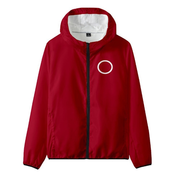 Squid Game 2-spelare Cosplay Kostym Träningsoverall Round windbreaker 4XL