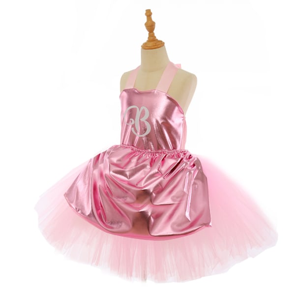 Tutu Dreams Pink Princess -asu hiuspannalla tytöille syntymäpäiville, Halloweeniin ja juhliin pink S