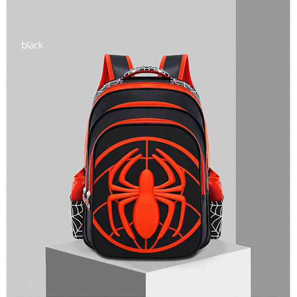 3D Spider-Man Skolesekk Vanntett Lett Skolesekk for Gutter og Jenter A