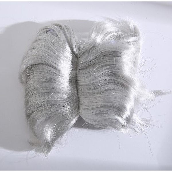 Lemmikkieläinten peruukit Cosplay-rekvisiitat Hauskat Koirat Kissat Risti Light Grey