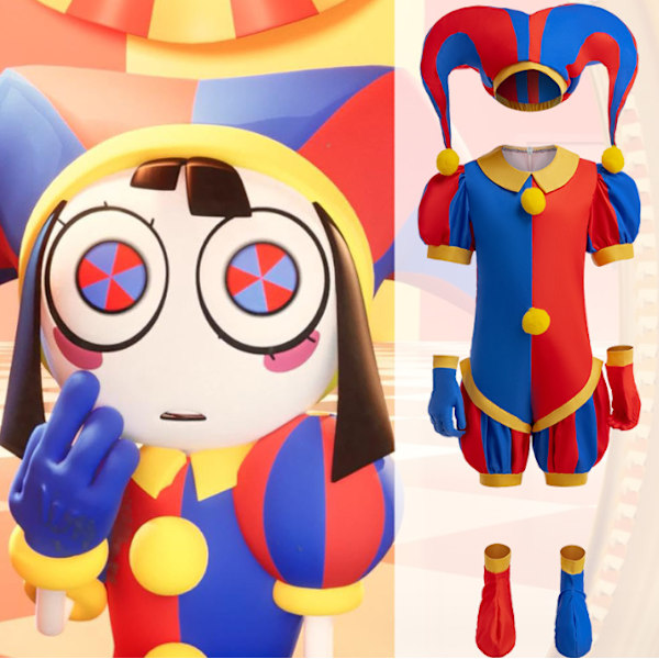Barnens Cirkusdräkt Cosplay Jumpsuit Kostym 110