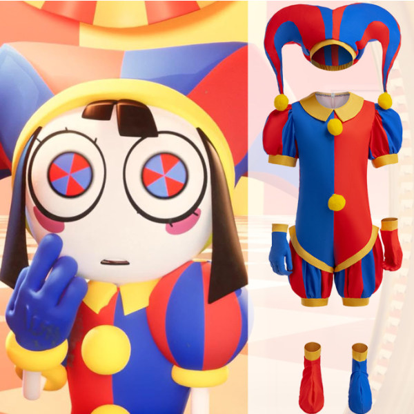Barnens Cirkusdräkt Cosplay Jumpsuit Kostym 150