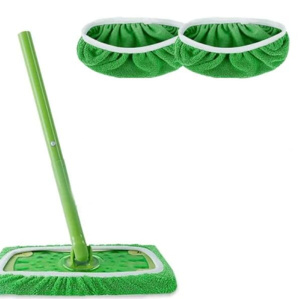 Swiffer Sweeper Mop erstatningskluter, kluter for Swiffer gulvmopp, gjenbrukbar overtrekk 2st