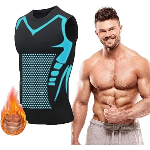 Herrar Slimmande Kroppsshapande Väst, Lonic Gynecomastia Kompressionslinnen 3XL
