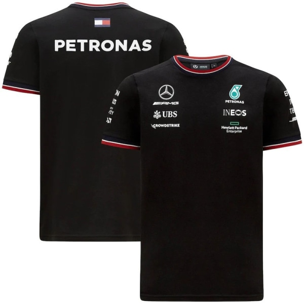 F1-kilpa-moottoripyörälyhyt hiha, nopeasti kuivuva pyöreäkauluksinen lyhythihainen T-paita Color#2 L