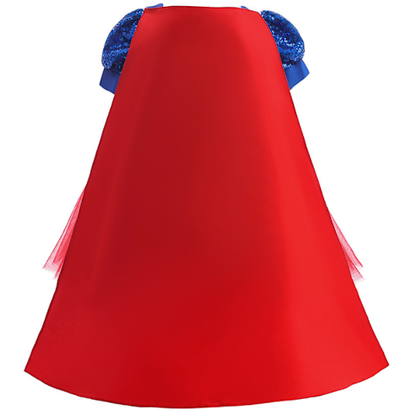 Superheltprinsessekjole for jenter, Cosplay Tullekjole, Puffy Skjørt 90cm