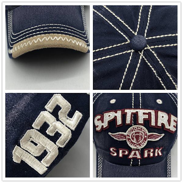 Basebollkepsar för män och kvinnor Streetwear Snapback Broderi Casual Hip Hop Cap Brown