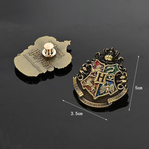 Harries Potters Brosch Hogwarts Academy Klädtillbehör Hogwarts