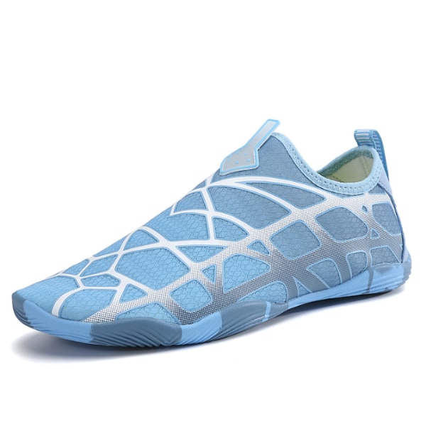 Barefoot Vann Sko Kvinner Menn Aqua Sokk Atletisk Vandring Vann Sport Sko Blue 39