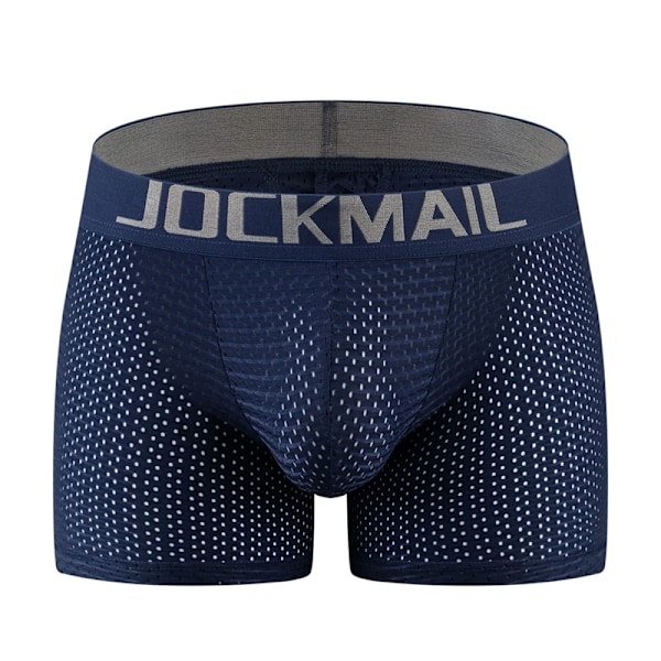 Herrunderkläder Boxershorts Mesh Herrunderkläder med vadderade höftkuddar Dark Blue L