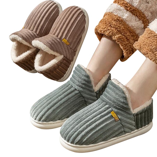 Sklisikre Myke Hjemmesko Unisex Sky Slippers Kvinner Menn grey 40-41