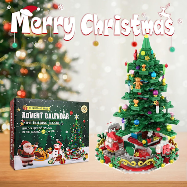 Adventskalender 2024 Julgran Byggset