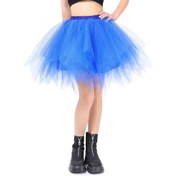 Naisten Tutu Karnevaali Party Tutu Ballet Halloween Fancy Dress blue
