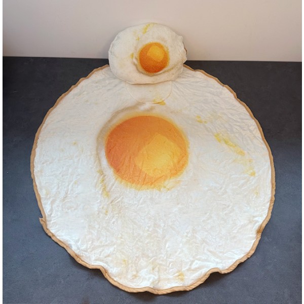 Printed flanelltupptäcke egg 2M