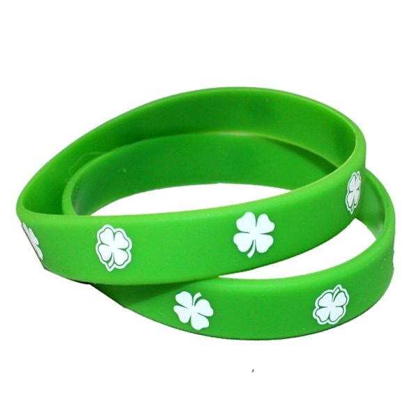 6 STK Shamrock Gummibånd St. Patrick's Day Festartikler
