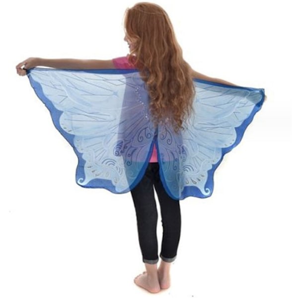 Dobbeltsidede Fe-Sommerfuglevinger Kostume til Piger Børn Halloween Kostumer SP32-1C