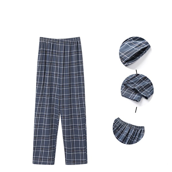 Miesten pyjamahousut, erittäin kevyet, nukkumiseen 7805 4XL