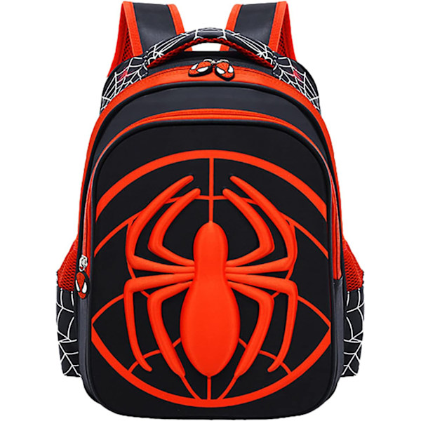 3D Spider-Man Skolesekk Vanntett Lett Skolesekk for Gutter og Jenter A