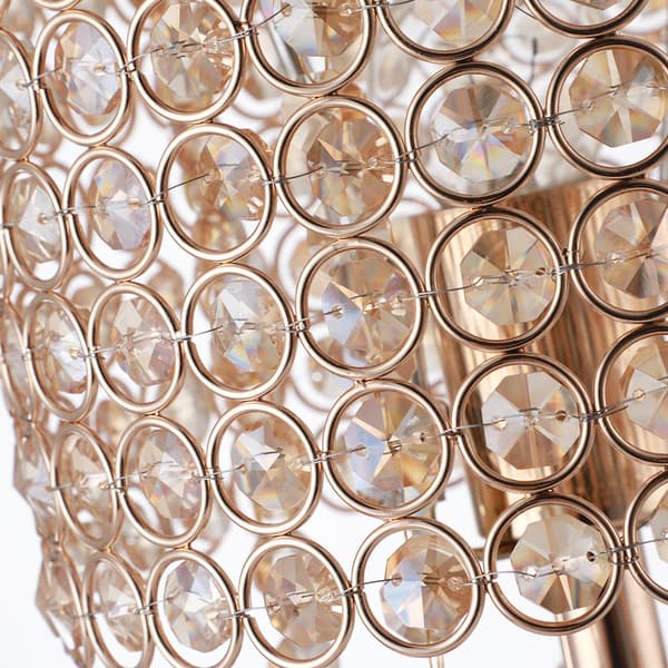 Moderna LED-kristallbordlampor för sovrum Gold