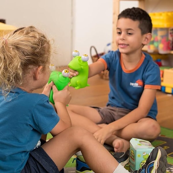 Flippy Frog Squishy Ögon-Poppande, Klämma Fidget Leksak Stressavlastning frog