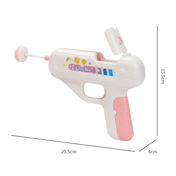 Lollipop Gun Leksak Sockerpistol Söt Leksak Lollipop Förvaring Leksak Godispistol Pojkar Flickor Godisleksak Purple