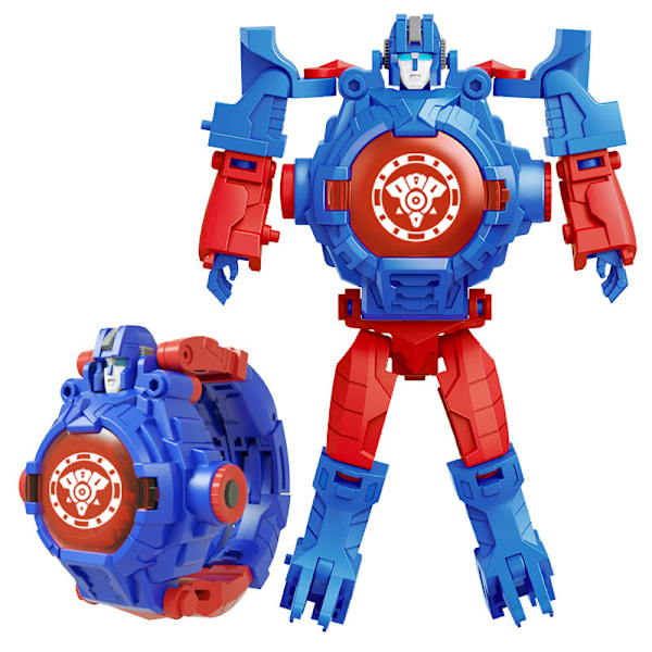 Spider-Man Transformer Barnas Elektroniske Klokker, 24 Projeksjonsmønstre Optimus Prime
