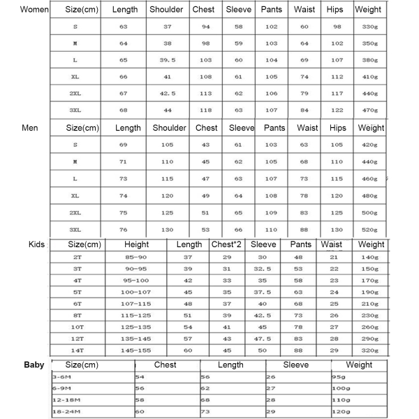 Perheen Joulupyjama-sarja - Yhteensovitetut Jouluasu-pyjamat Women M