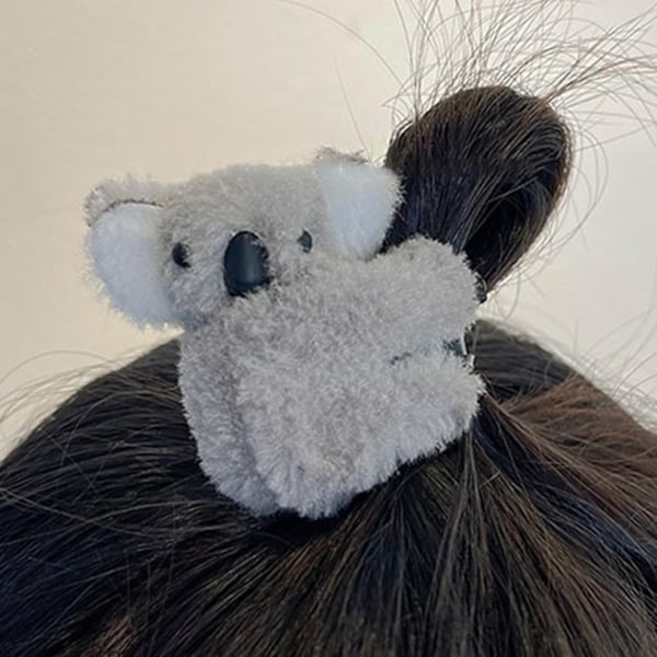 2 st Koala Hårklämmor, Söta Flickors Hårnålar Hårtillbehör