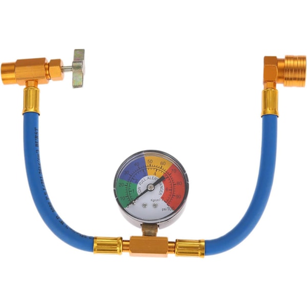 R134A AC-Kylmedel Laddningsslangssats, 1/2'' AC-Burk Laddningsslang med Mätare