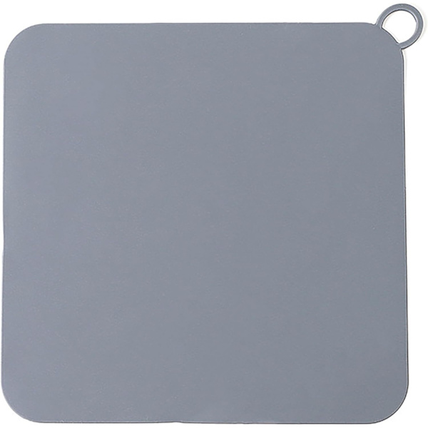 Gulvavløpsmatte i silikon, luktdempende, med silikagel-avløpsplugger grey 12*12cm
