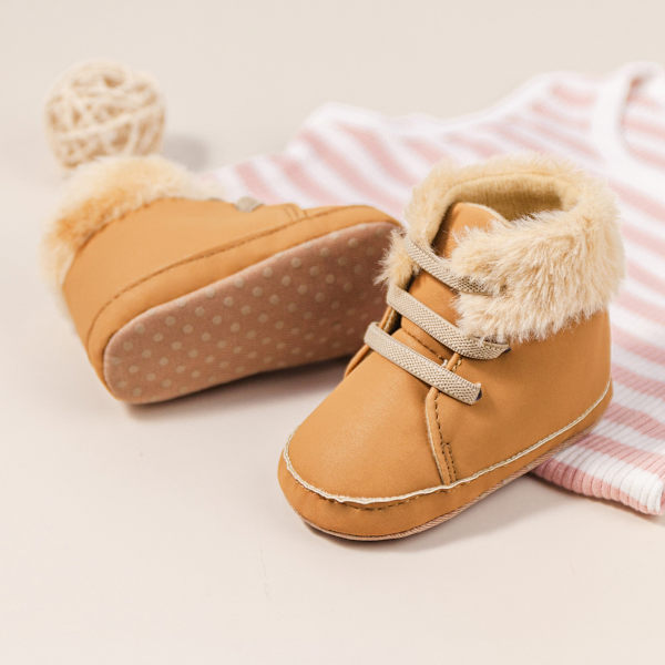 Vauvan talvibootsit, vauvojen tyttöjen ja poikien lumikengät, liukumattomat kylmään säähän brown 13cm