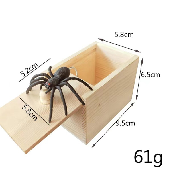 Spindelskrämma Prank Box, Praktisk Leksak Prank