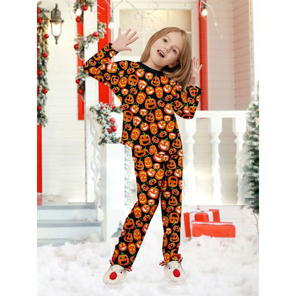 The Children's Place Baby Family Matching, Syksyn Sadonkorjuu Pyjamasetit Kid 3-4Y