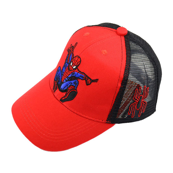 Spider-Man 3D-tryckt Hatt för Pojke Flicka Barn Andningsbar Spiderman Basebollkeps Color 3
