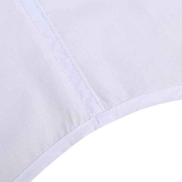 Herrskjorta Kortärmad Casual Skjorta med Ficka white L
