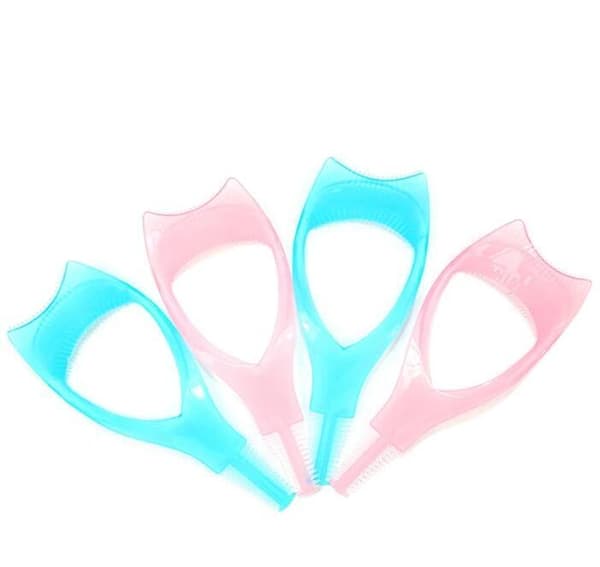 Plastapplikatorborste 3 i 1 Nyhet Mascara Guide Multifunktionell Styling blue