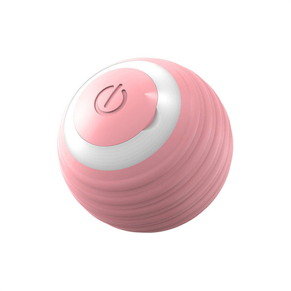 Älykkäät kissalelut, sähköinen automaattinen rullaava pallo interaktiivinen kissanpentujen koulutuslelu Pink