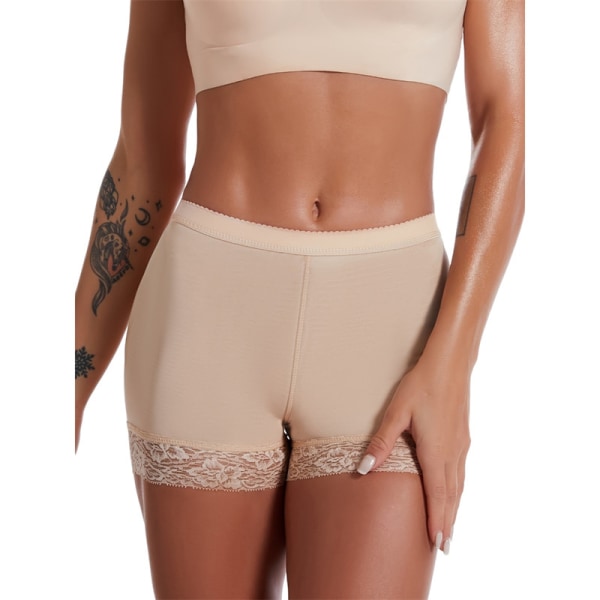 Dame Hip Shaper Butt Lifter, Hipløftende Bukser Khaki L