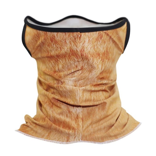 Eläinpainatteinen kasvomaski Puoli Kasvot Huivi Balaclava Päällinen Elastinen Pääpanta Style 5