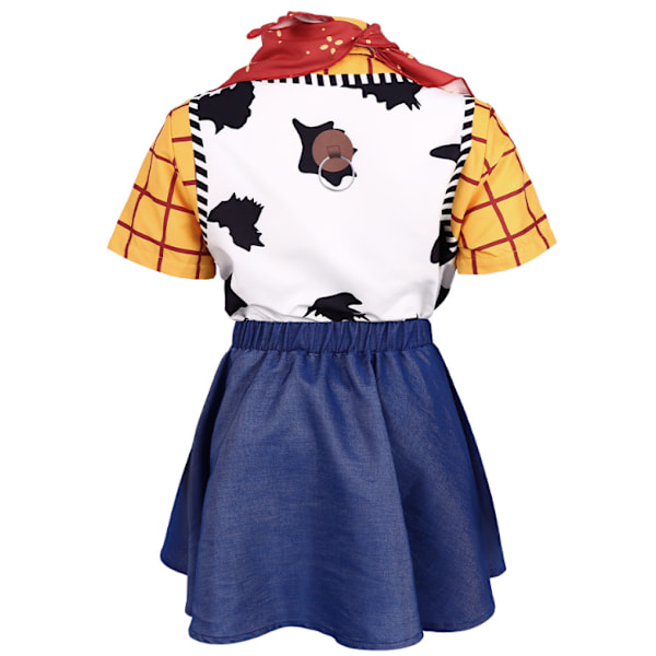 Toddler Jente og Gutte Cowgirl Cosplay Halloween Fest Antrekk girl 110